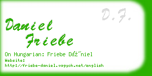 daniel friebe business card